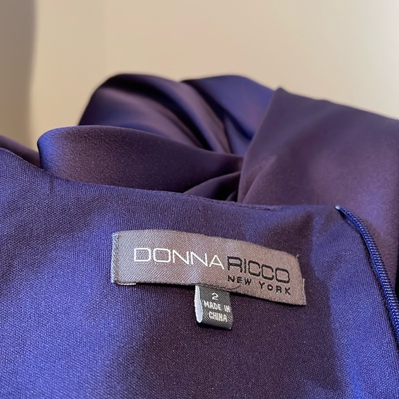 Donna Rocco New York Short Sleeve Sheath Dress Purple Size 2 - Picture 9 of 12